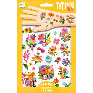 DJECO tattoos Aqua flor