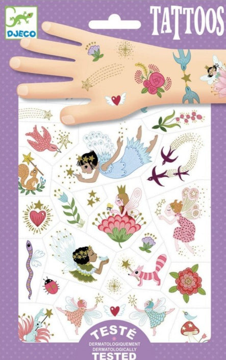 DJECO tattoos Fairy friends