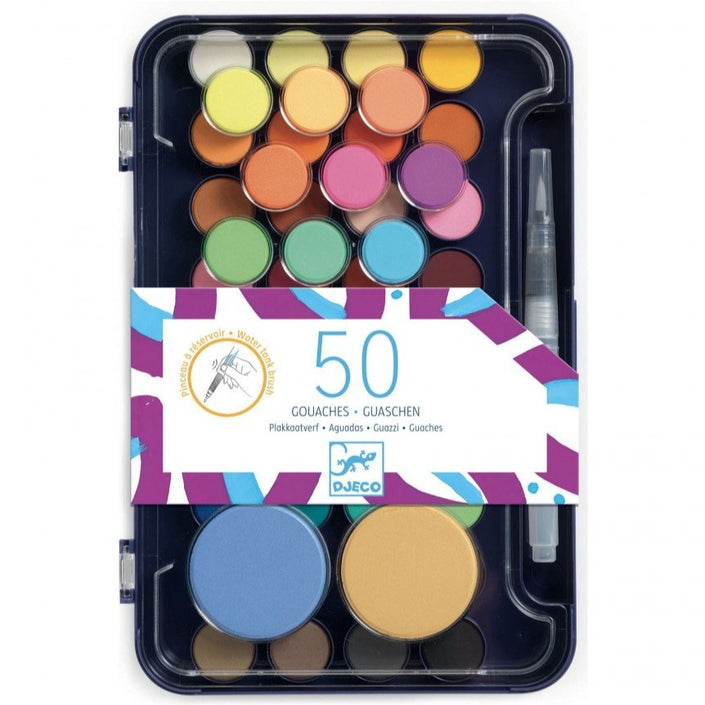 DJECO watercolor set 50 colors