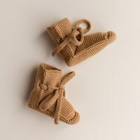 HVID slippers ocher 0-9 months