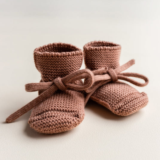HVID slippers terracotta 0-9 months