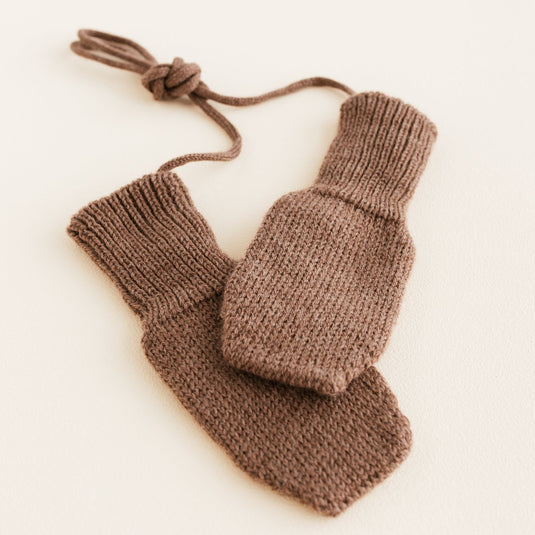 HVID mittens Fiza mocha 6-24 months