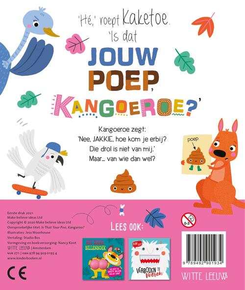 Is that your poop, Kangaroo? 2 yrs+