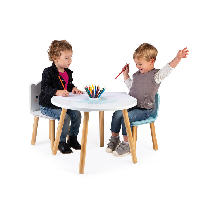 JANOD children's table + chairs Polar