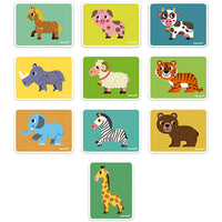 JANOD magnetic book animals 3 yrs+