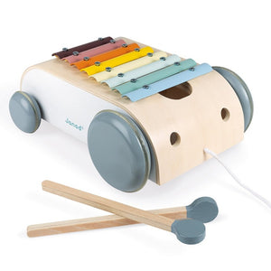 JANOD pure pull car + xylophone 18 months+