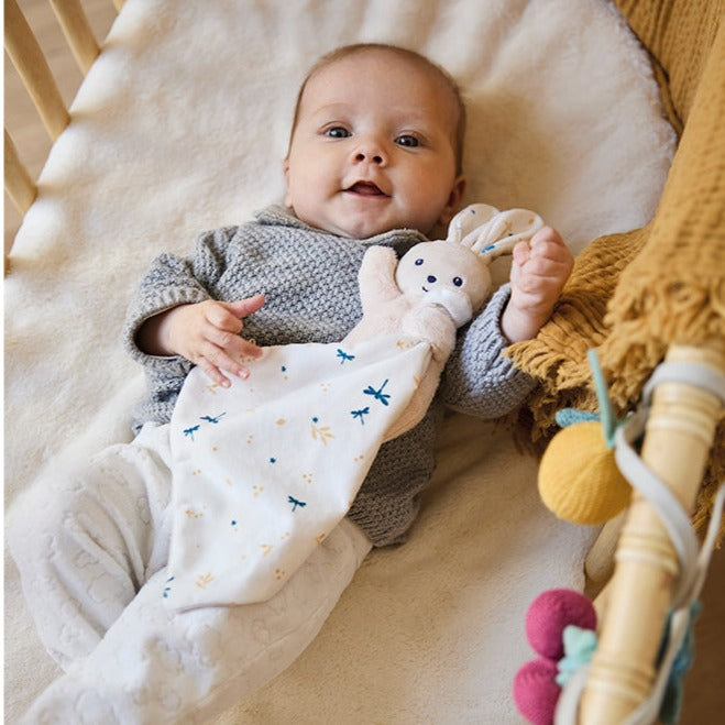 Kaloo cuddle cloth rabbit Carre Douceur white