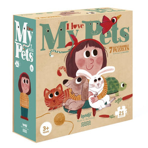 LONDJI puzzle my pets 3 yrs+ / 7 x 3 pcs
