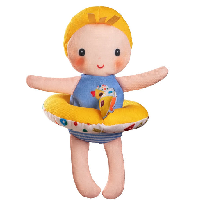Lilliputiens bath toy doll Gaspard 9 months +