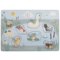Little Dutch button puzzle with sound Little Goose 1 yr+