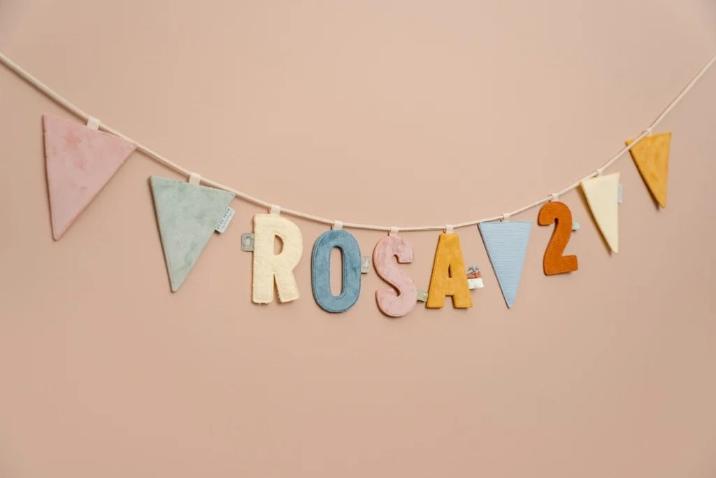 Kids Concept garland yellow pink 290 cm