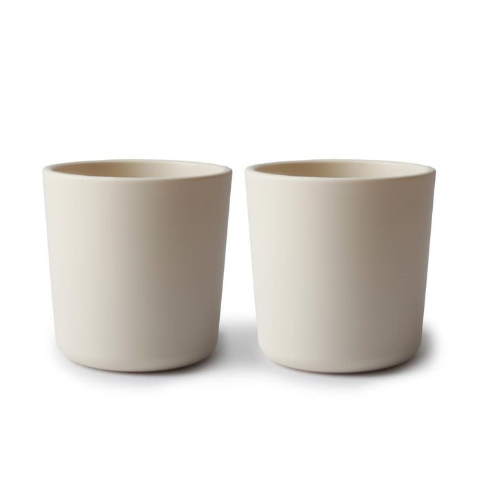 Mushie cups ivory