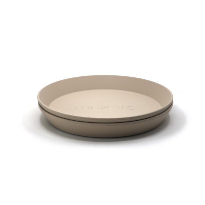 Mushie plates beige