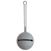 Mushie pacifier holder stone