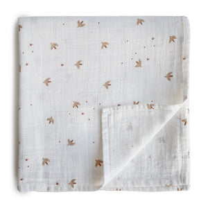 Mushie hydrophilic cloth sparrow