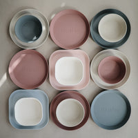 Mushie plates beige