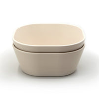 Mushie bowls ivory