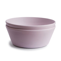 Mushie bowls soft lilac