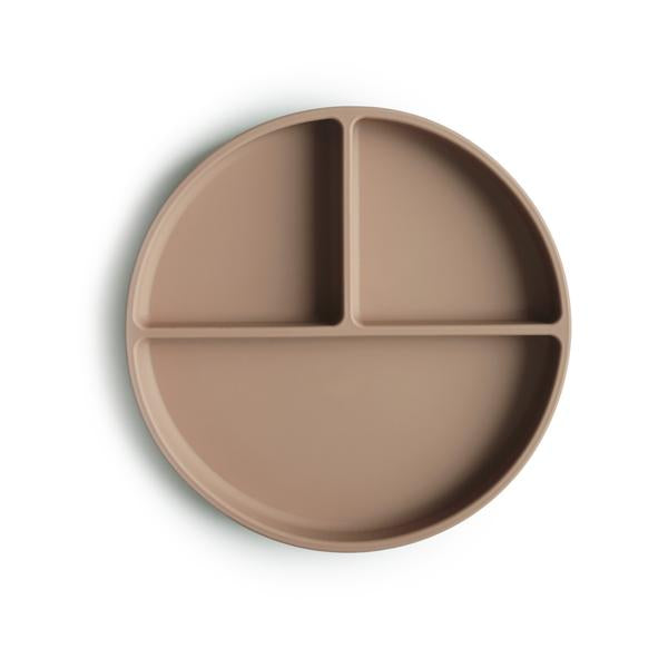 Mushie silicone plate natural