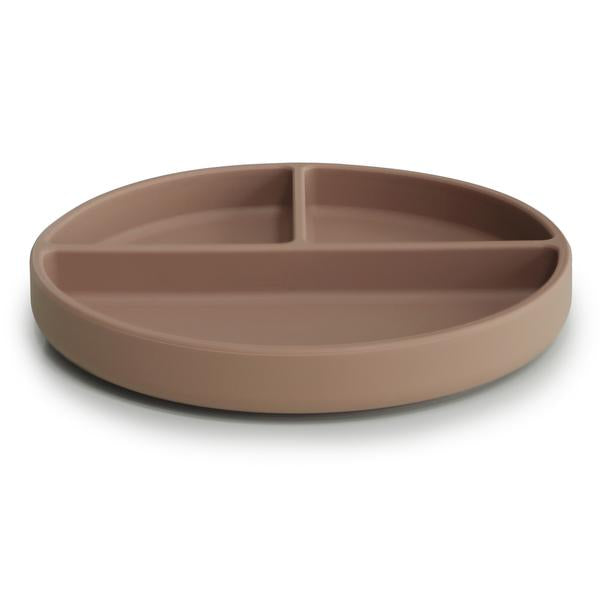 Mushie silicone plate natural