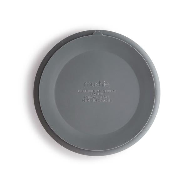Mushie silicone plate stone