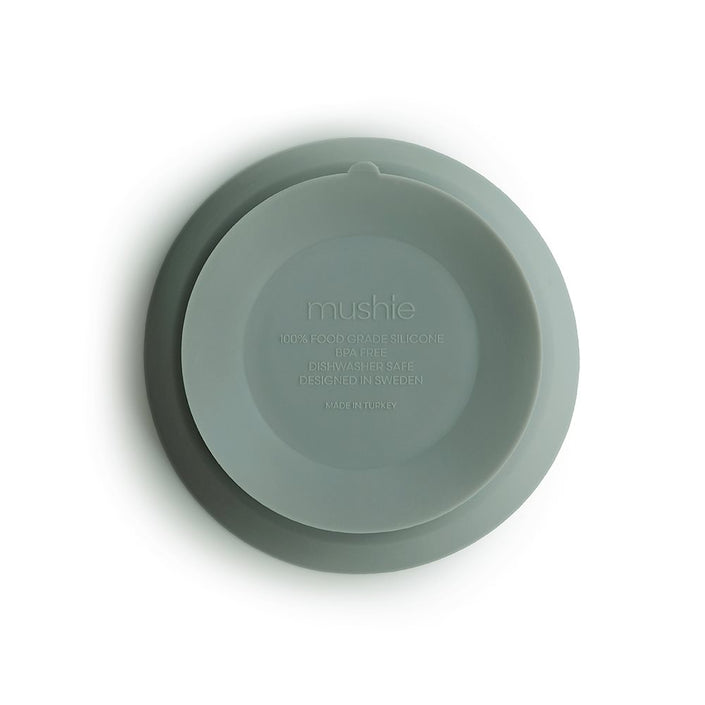 Mushie silicone bowl cambridge blue