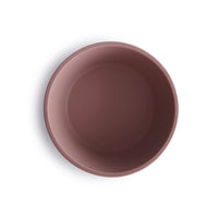 Mushie silicone bowl cloudy mauve