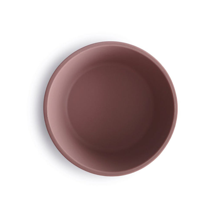 Mushie silicone bowl cloudy mauve