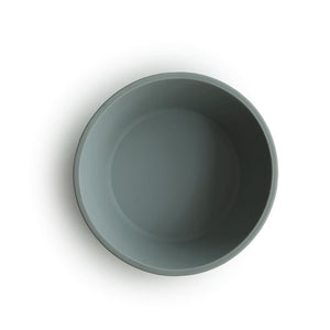 Mushie silicone bowl thyme green