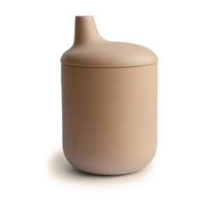 Mushie silicone spout cup natural
