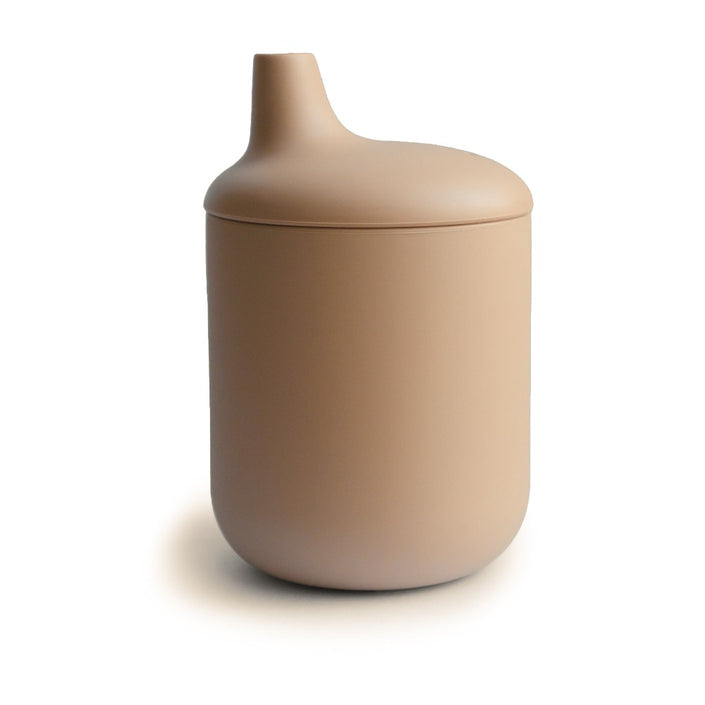 Mushie silicone spout cup natural