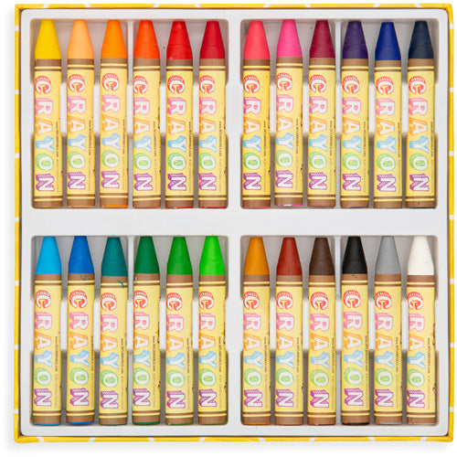 OOLY beeswax chalk 24 pcs 3 yrs+