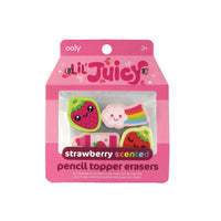OOLY scented erasers strawberry 3 yrs+