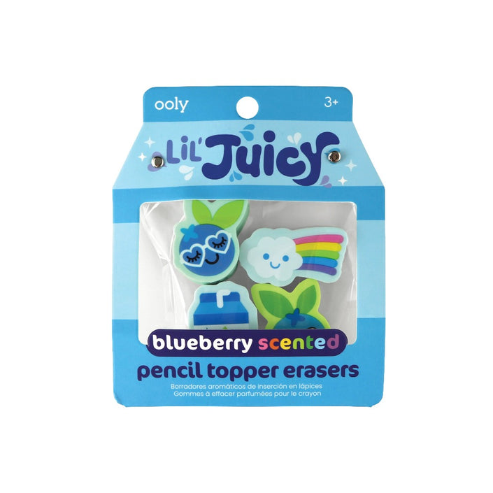 OOLY scented erasers blueberry 3 yrs+