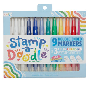 OOLY stamp markers stamp-a-doodle 12 pcs 3 yrs+