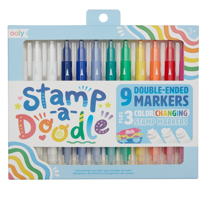 OOLY stamp markers stamp-a-doodle 12 pcs 3 yrs+
