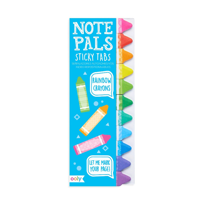 OOLY sticky tabs rainbow crayon 6 yrs+