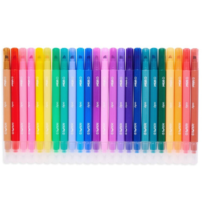 OOLY switcheroo markers 24 pcs 3 yrs+