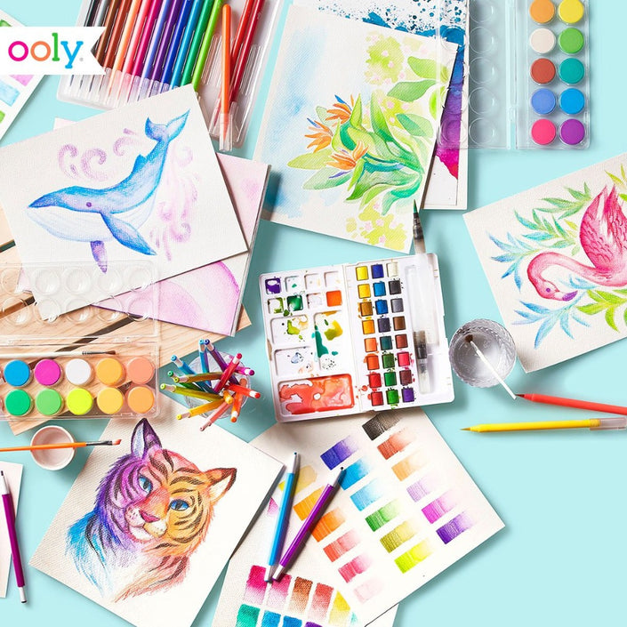 OOLY watercolor brush pens 18 pcs 6 yrs+