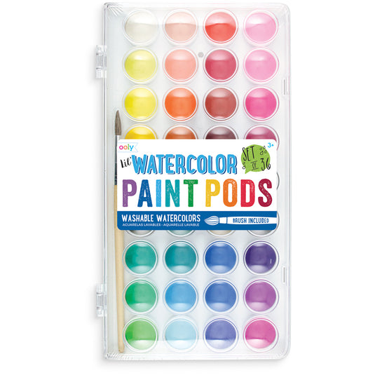 OOLY watercolor panel 36 colors 3 yrs+