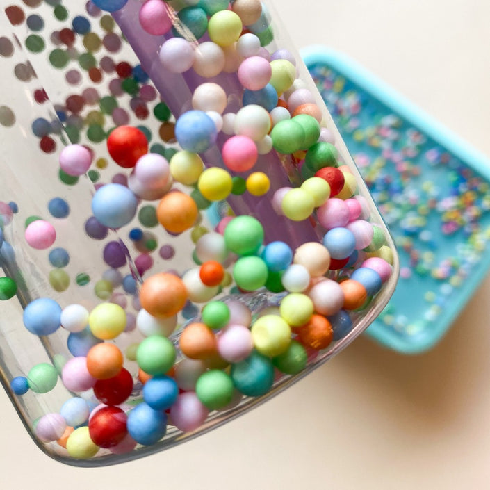 Petit Monkey drinking bottle macaron popsicles lilac