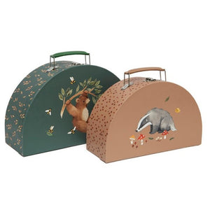 Petit Monkey suitcase set A day in the woods