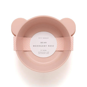 Petit Monkey cups bear mahogany rose