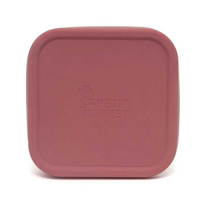 Petit Monkey lunch box stainless steel Lucy mahogany 12x12