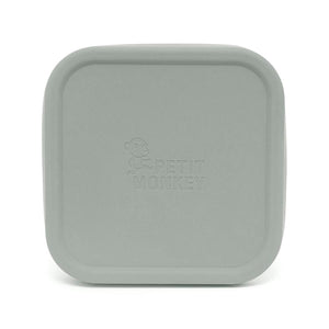 Petit Monkey lunch box stainless steel Lucy sage 12x12