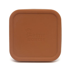 Petit Monkey lunch box stainless steel Mae baked clay 10x10