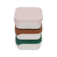 Petit Monkey lunch box stainless steel Mae baked clay 10x10