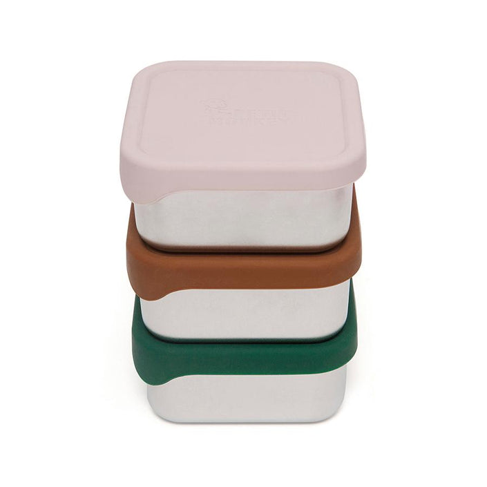 Petit Monkey lunch box stainless steel Mae pine 10x10