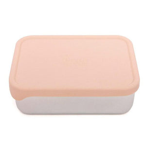 Petit Monkey lunch box stainless steel Riley dawn rose 17x13
