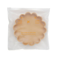 Petit Monkey silicone plate lion ocher